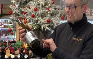 Shane with The Jumper Wine of the Week in our In Store Off Sales