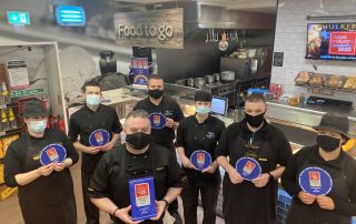 Mulkerns Food To Go Team with their Retail Industry Award