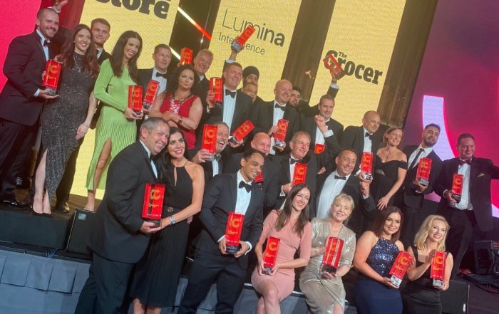 Award Winners on stage at The Convenience Awards 2021