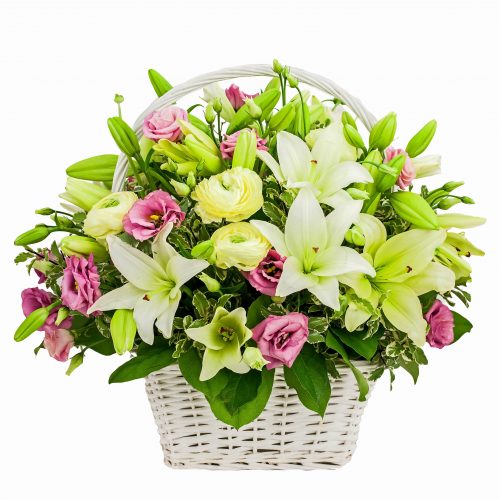 Fresh Floral Basket